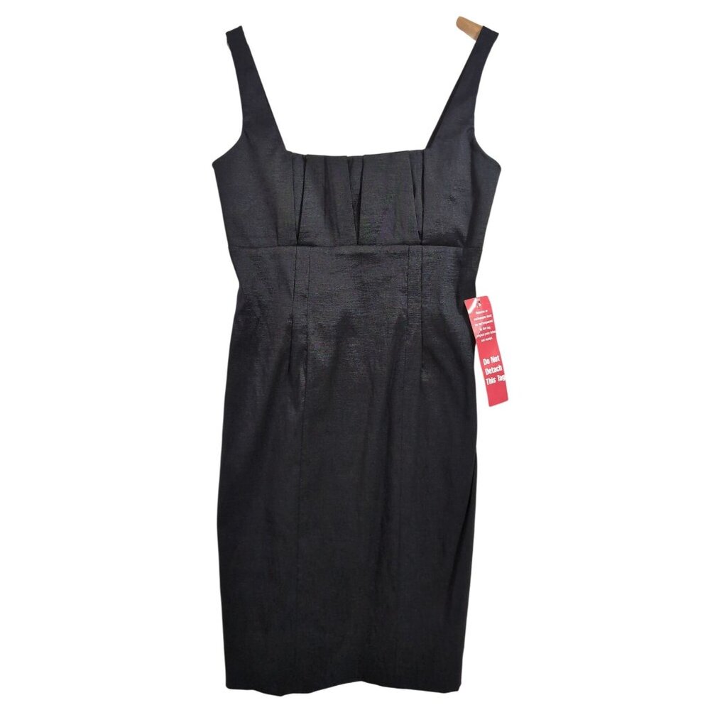 Calvin Klein Sheath Dress Womens 6 Black Sleeveless Cocktail‎ Party Event Dressy